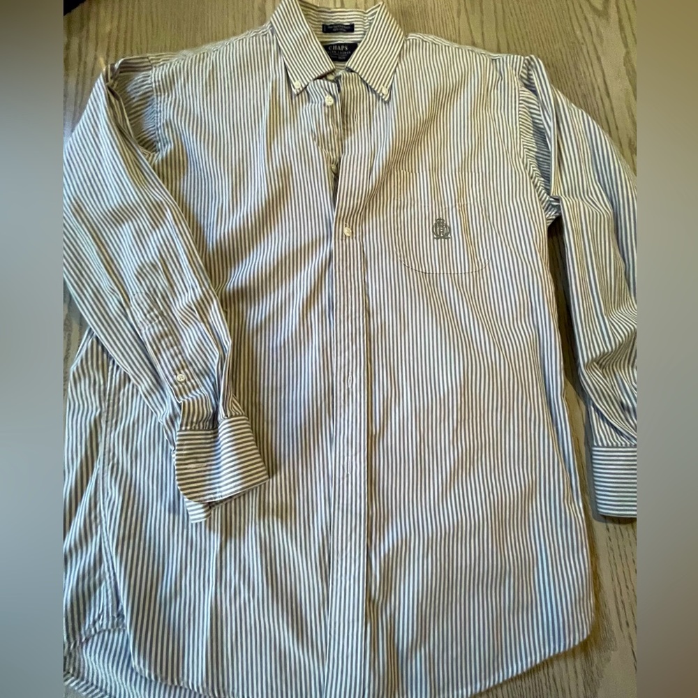 CHAPS Ralph Lauren Dress Shirt 15 32/33, Long-sleeved, Button-down